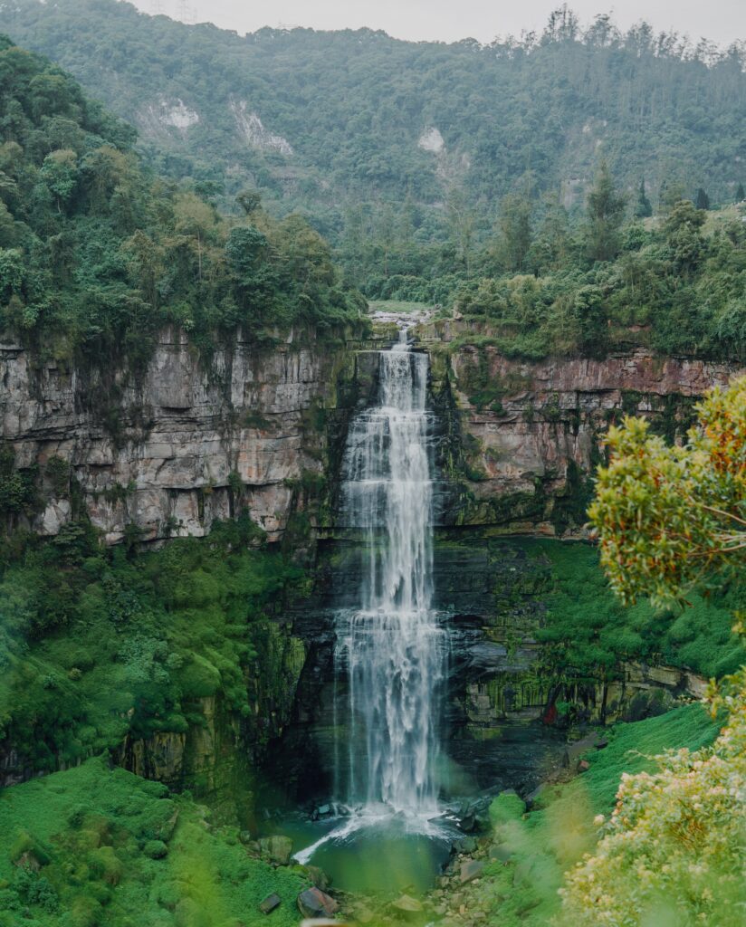 San Antonio Del Tequendama Waterfall in Colombia 